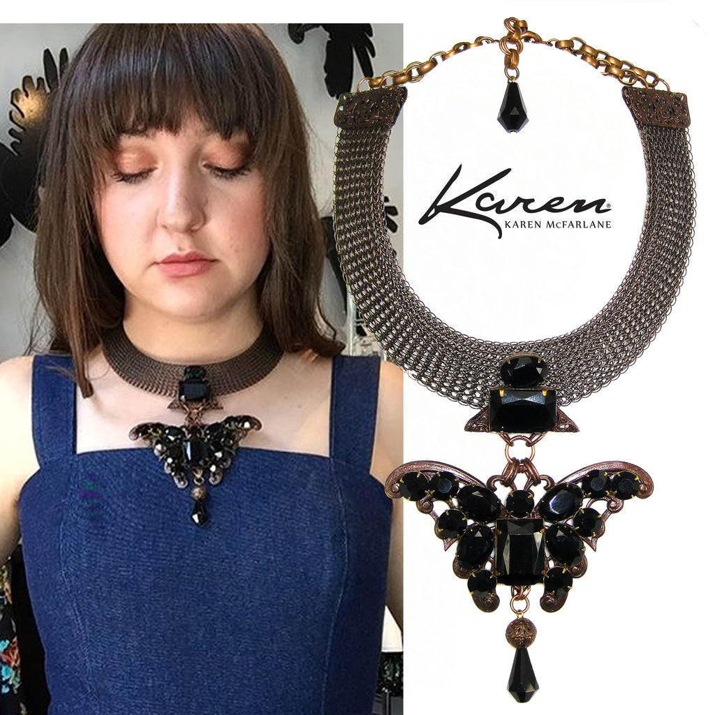 Butterfly Pendant Necklace by Karen McFarlane