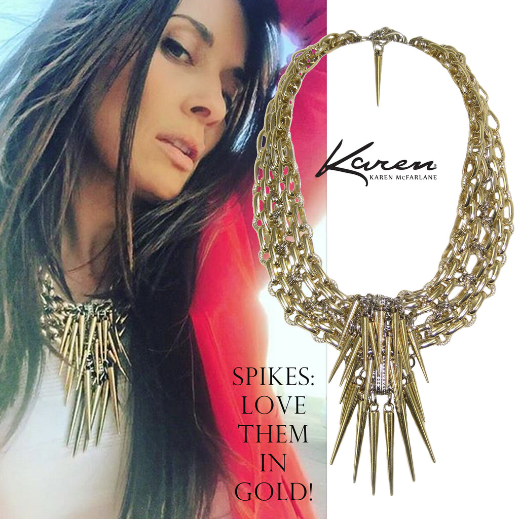 Spikes: Love Them In Gold!