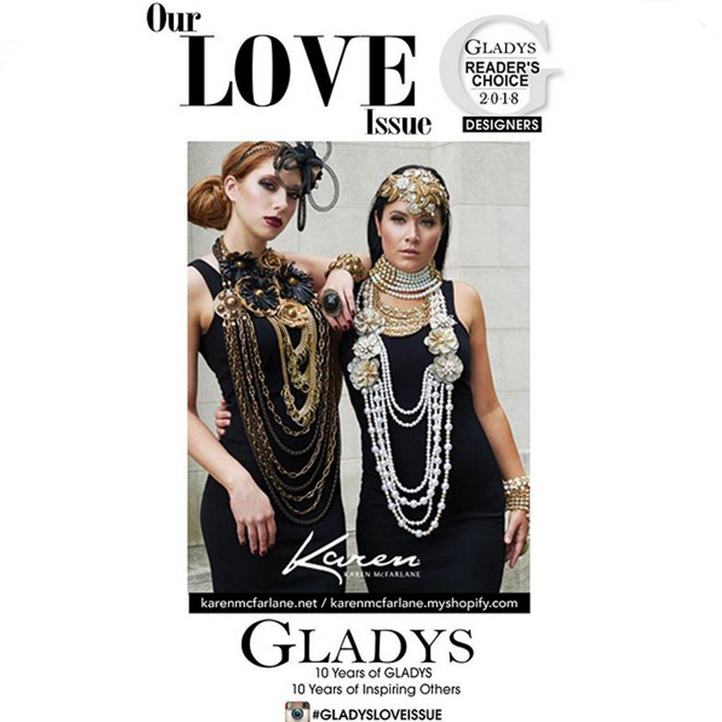 Karen McFarlane Advertorial In Gladys Magazine Love Issue Wins Readers Choice Award!